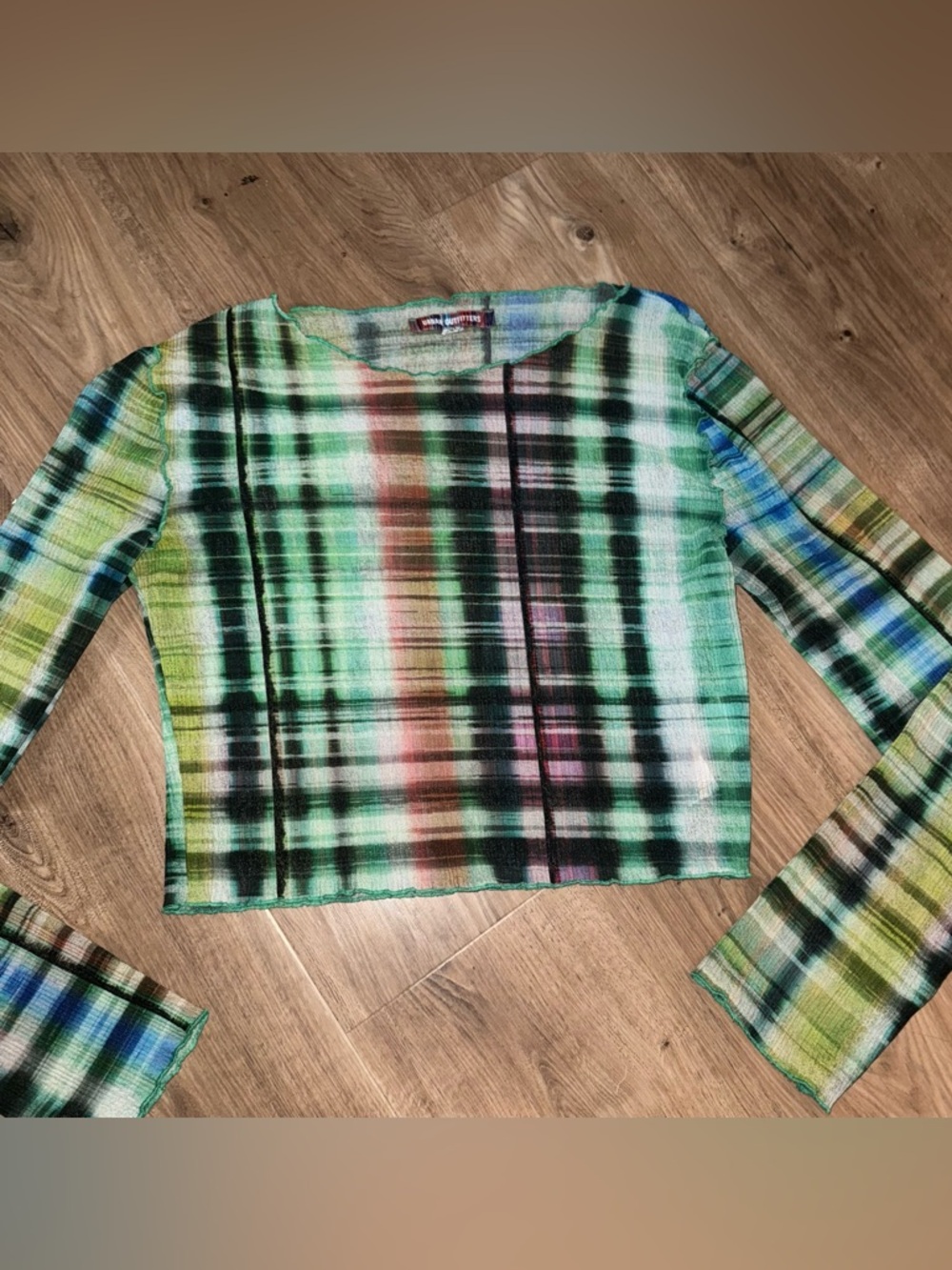 Abstract urban outfitters crop top